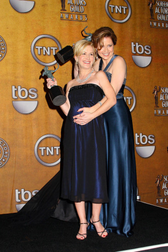 Angela Kinsey and Jenna Fischer14th Annual Screen Actors Guild Awards at the Shrine Auditorium - Pre